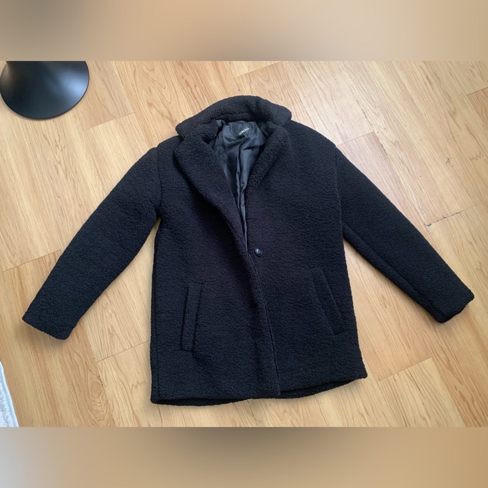 Black “collection b” peacoat. Size xs